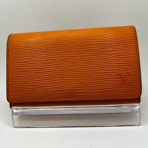 GUC Louis Vuitton Orange Epi Bifold Wallet